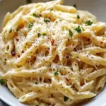 One Pot Creamy Garlic Pasta Ready in Just 20 Minutes! 9 One Pot Creamy Garlic Pasta (Just 20 Minutes!)