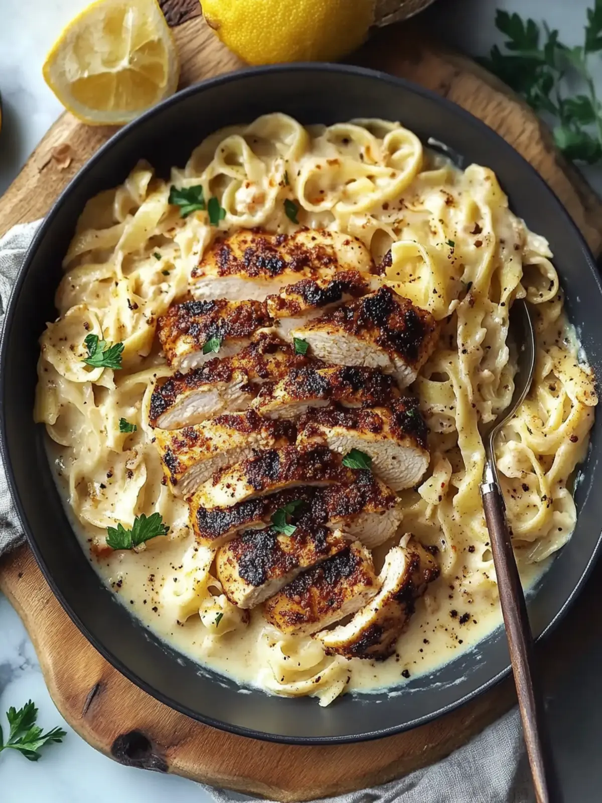 Rich Blackened Chicken Cajun Alfredo: Your Next Family Favorite 2 Rich Blackened Chicken Cajun Alfredo