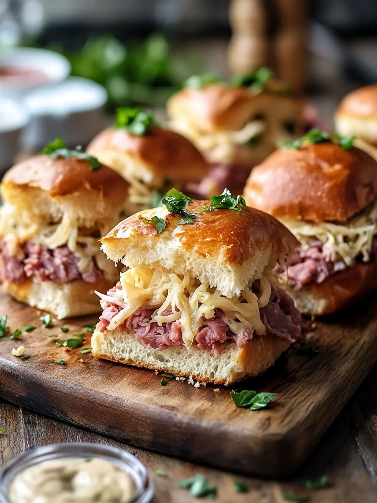 Irresistible Mini Reuben Sliders Perfect for Your Party Menu 4 Mini Reuben Sliders