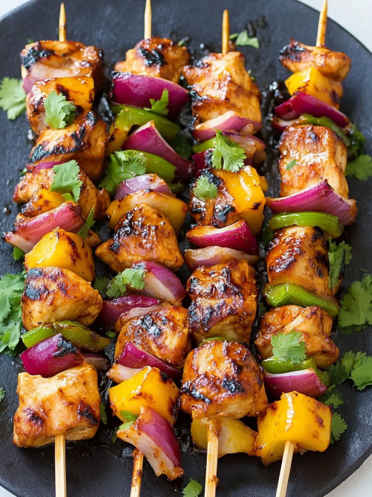 Savor Summer With Hawaiian Chicken Kebabs and Pineapple Bliss 2 Hawaiian Chicken Kebabs