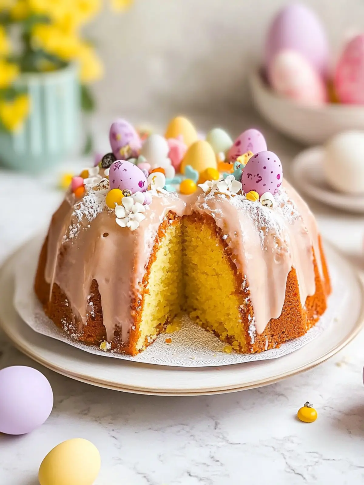 Lemon Buttermilk Easter Bundt Cake for a Bright Celebration 5 Easter Bundt Cake