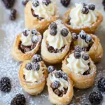 Delicious Mini Cannoli Bites: A Quick & Easy Dessert Delight 2 Mini Cannoli Bites