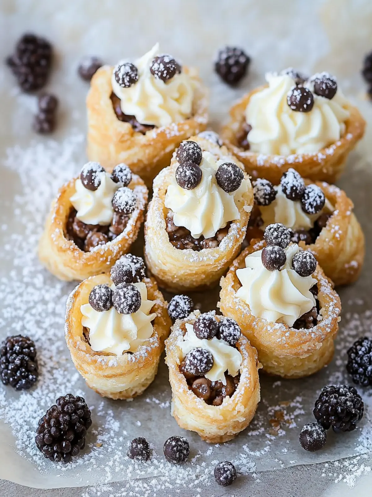 Delicious Mini Cannoli Bites: A Quick & Easy Dessert Delight 5 Mini Cannoli Bites