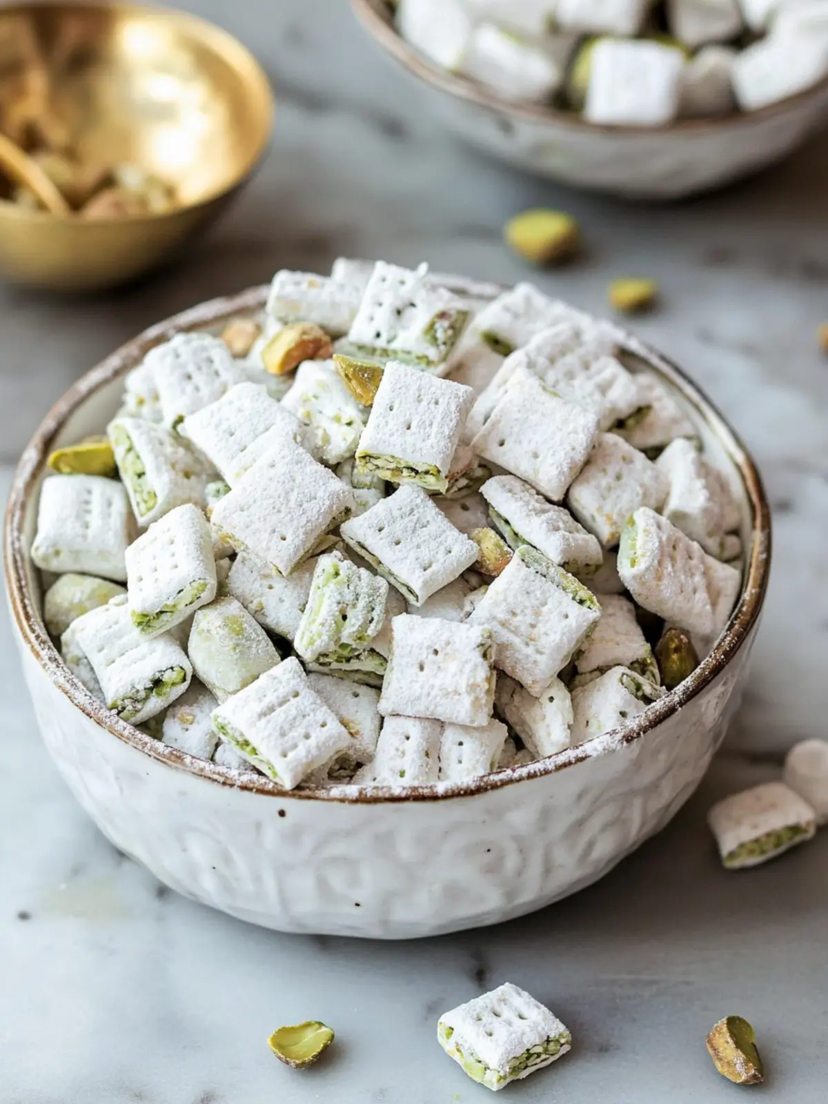 Pistachio Puppy Chow: A Sweet Snack You Can't Resist 4 Pistachio Puppy Chow