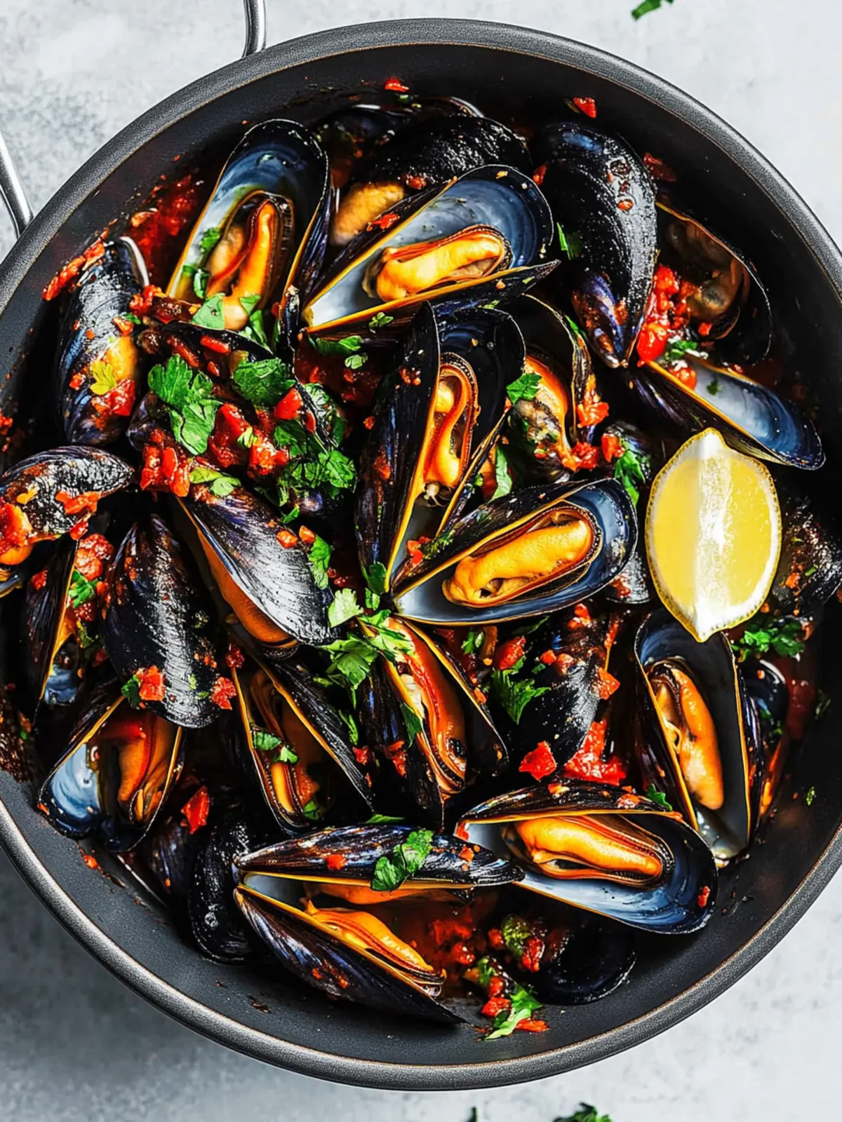 Savory Chilli Mussels in Spicy Tomato Broth Under 30 Minutes 5 Chilli Mussels