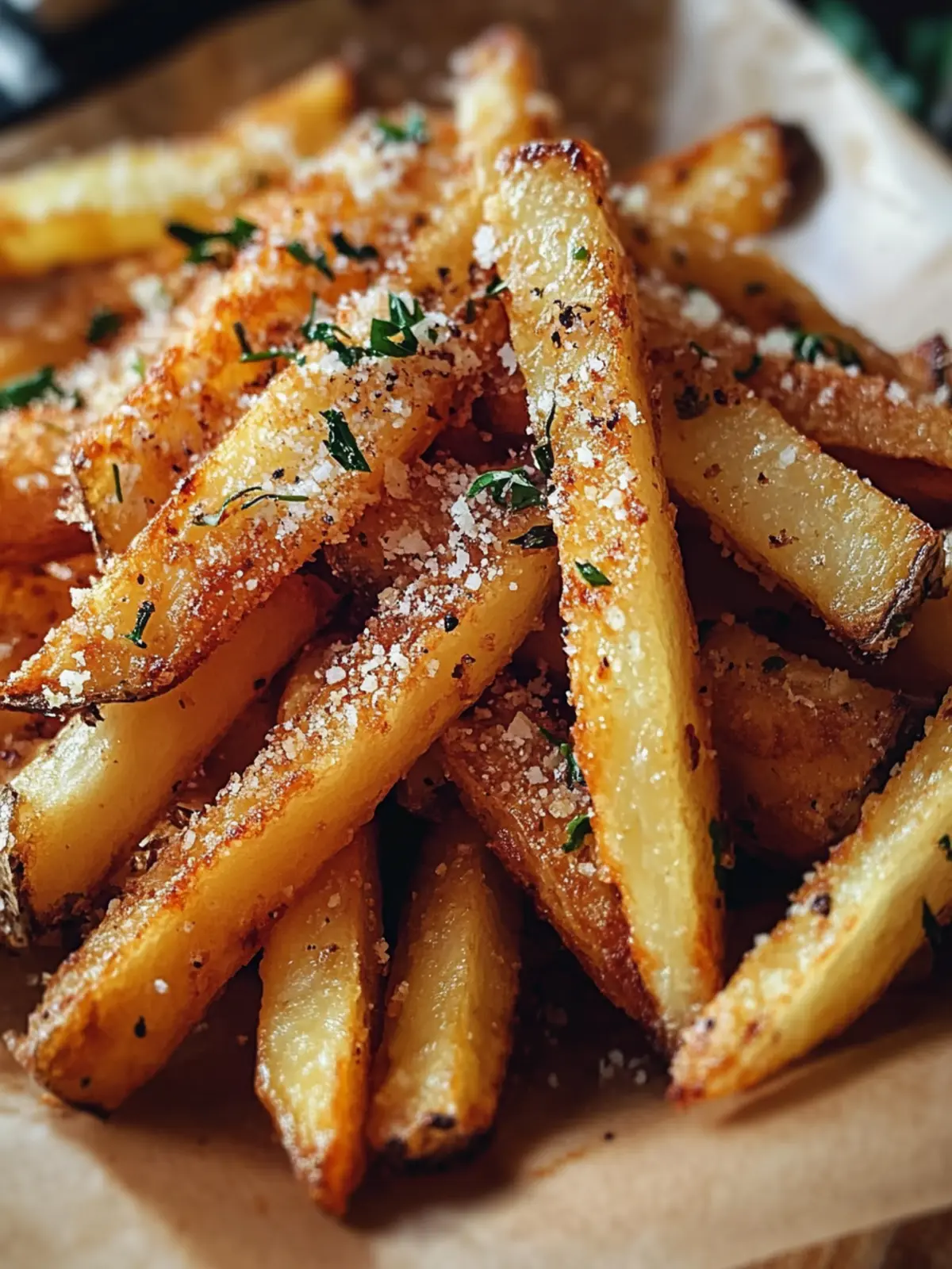 Crispy Garlic Parmesan Fries: The Ultimate Comfort Snack 2 Crispy Garlic Parmesan Fries