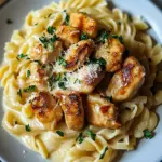 Twisted Pasta with Honey Garlic Chicken: Creamy Bliss! 6 Twisted Pasta with Honey Garlic Chicken and Parmesan Cream
