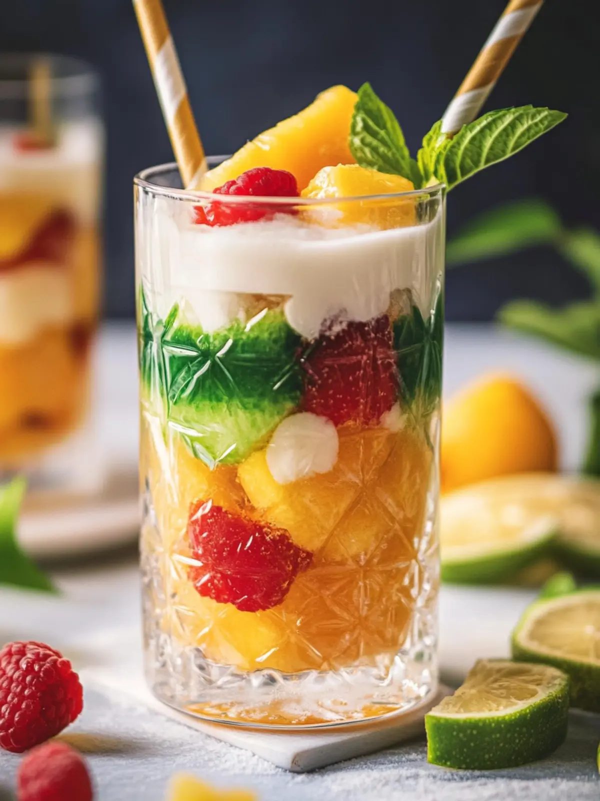 Tropical Fruit Cocktail Che Thai: A Refreshing Delight 4 Fruit Cocktail