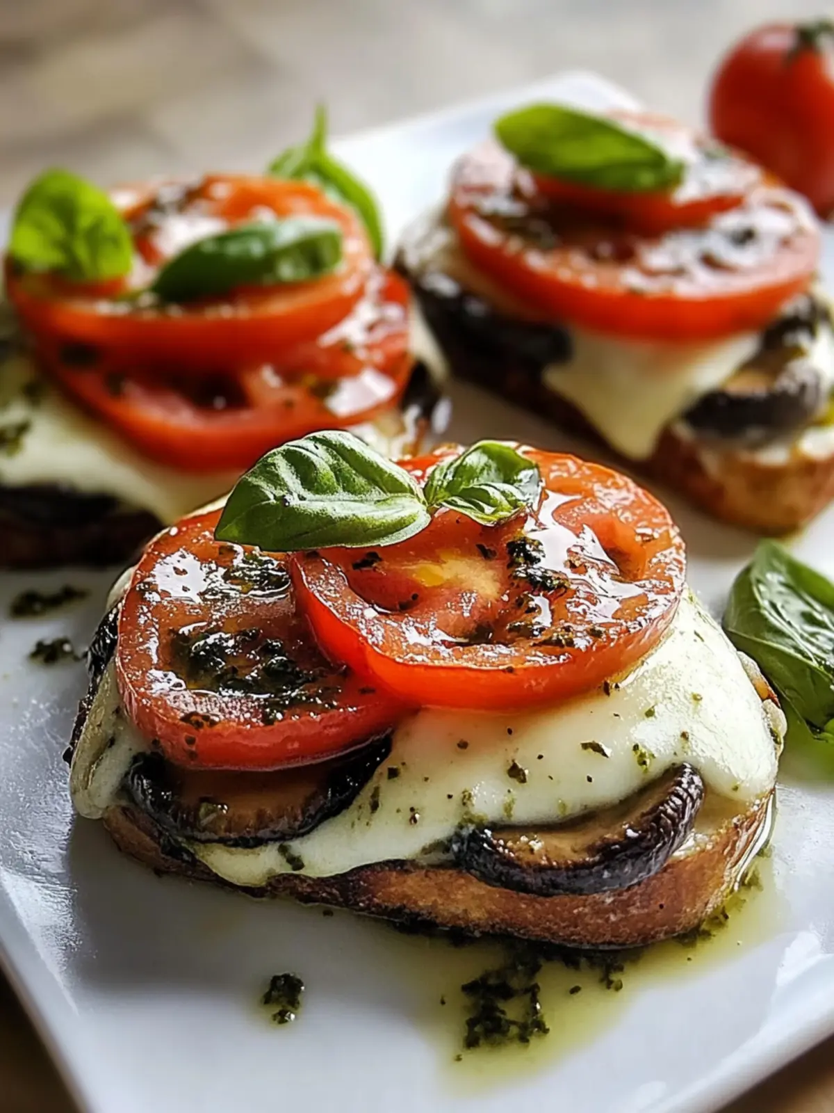 Caprese Mushroom Melts Recipe: Indulge in Italian Comfort Food 5 Caprese Mushroom Melts Recipe