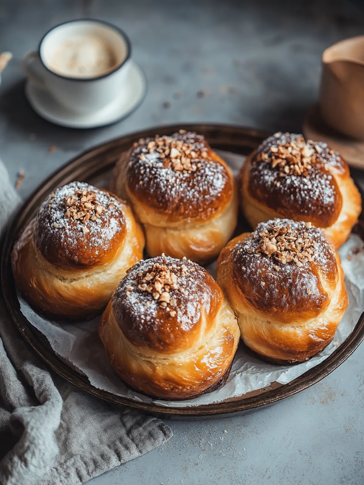 Indulge in Cozy Winter Coffee Brioche Buns Today 4 Winter Coffee Brioche Buns