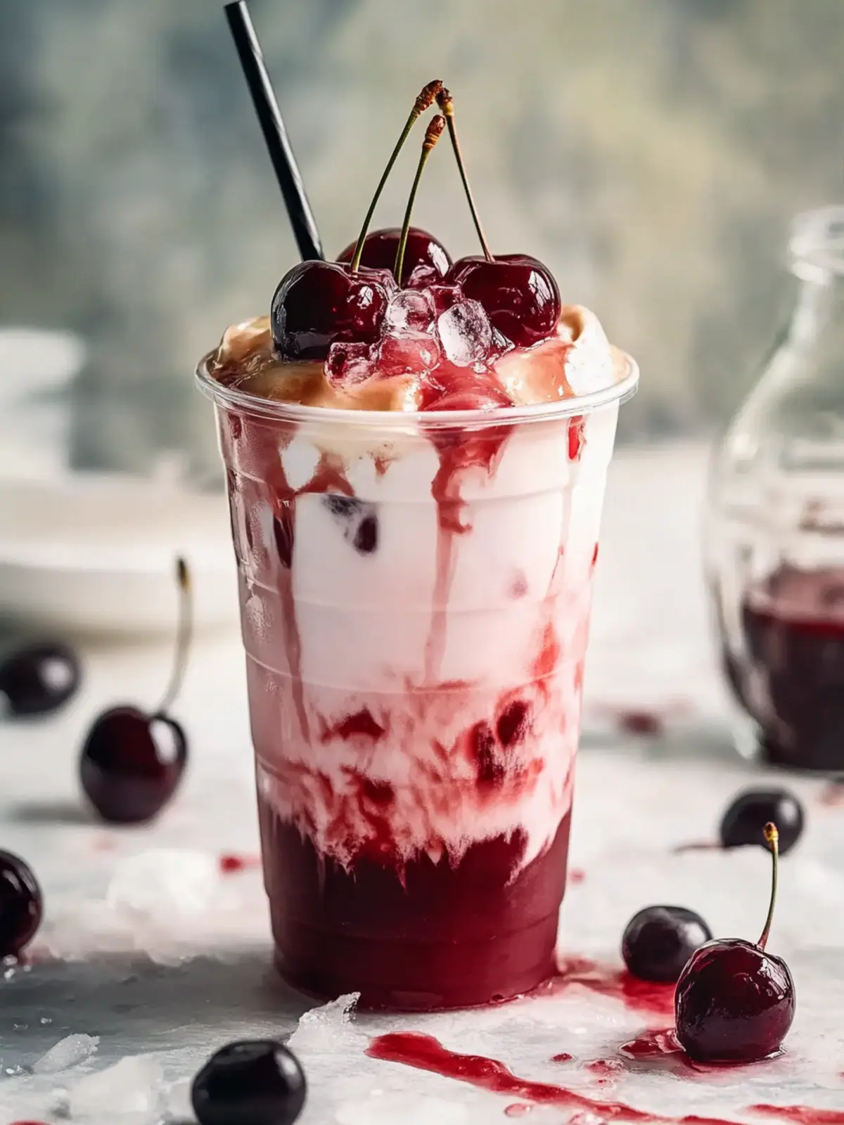 Cherry Vanilla Iced Latte Bliss: A Refreshing Vegan Delight 5 Cherry Vanilla Iced Latte