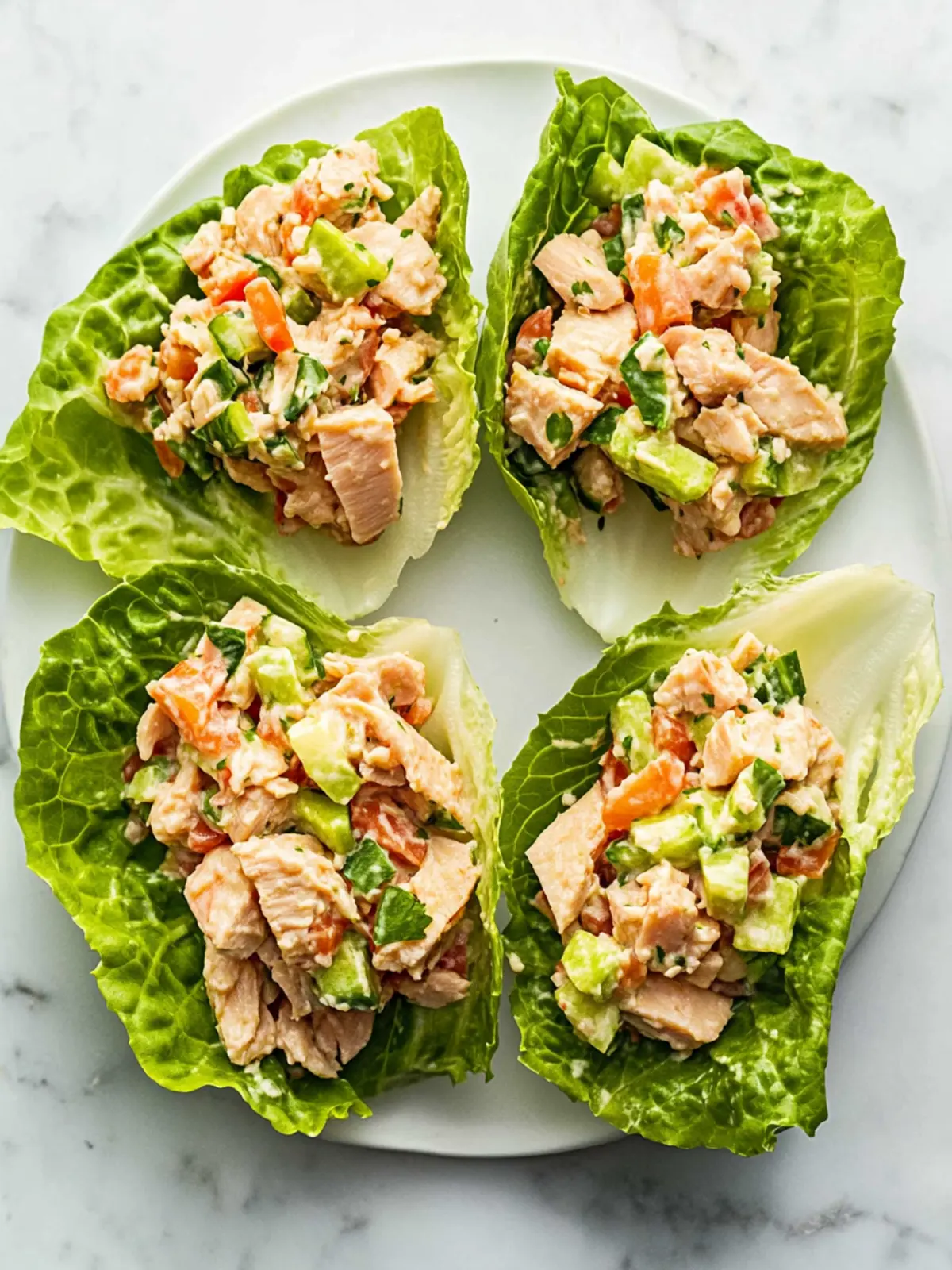 Tuna Salad Lettuce Wraps: A Fresh No-Cook Delight 3 Tuna Salad Lettuce Wraps