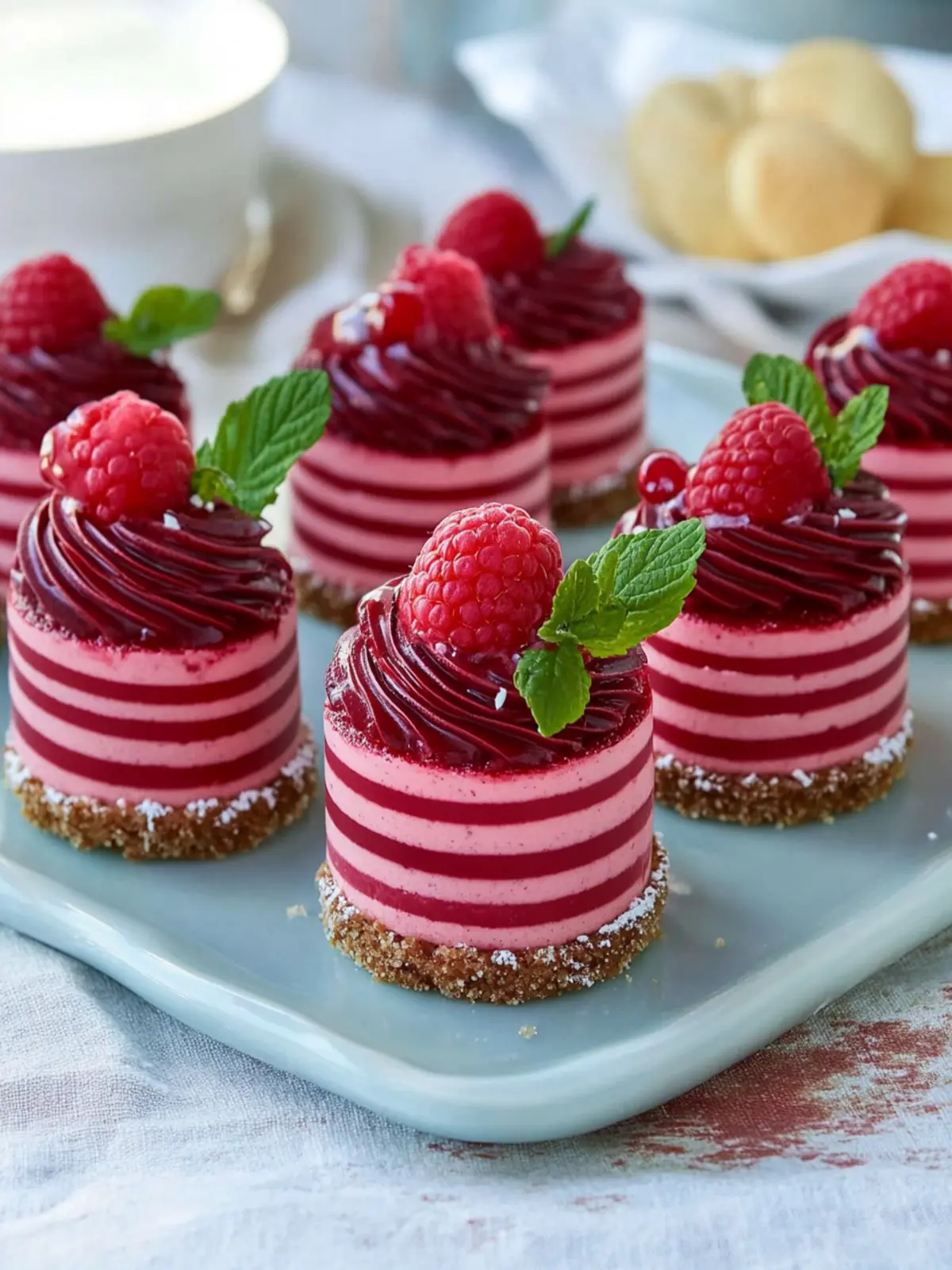 Recipe: Mini Raspberry Mousse Cakes for a Scrumptious Treat 2 Recipe: Mini Raspberry Mousse Cakes