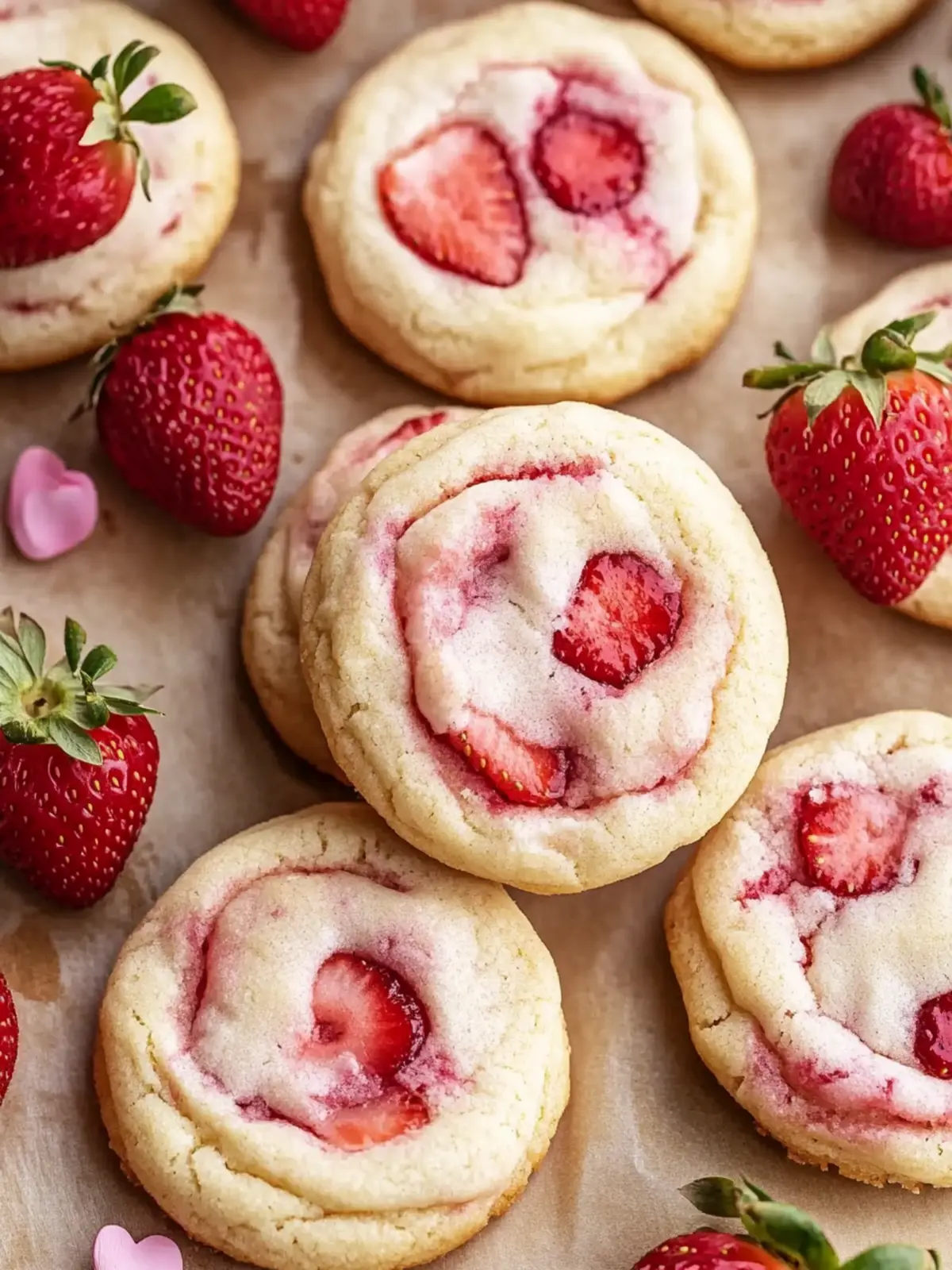 Strawberry Cheesecake Cookies – Your Sweet Valentine’s Day Treat 3 Strawberry Cheesecake Cookies – Sweet Valentine’s Day Treat