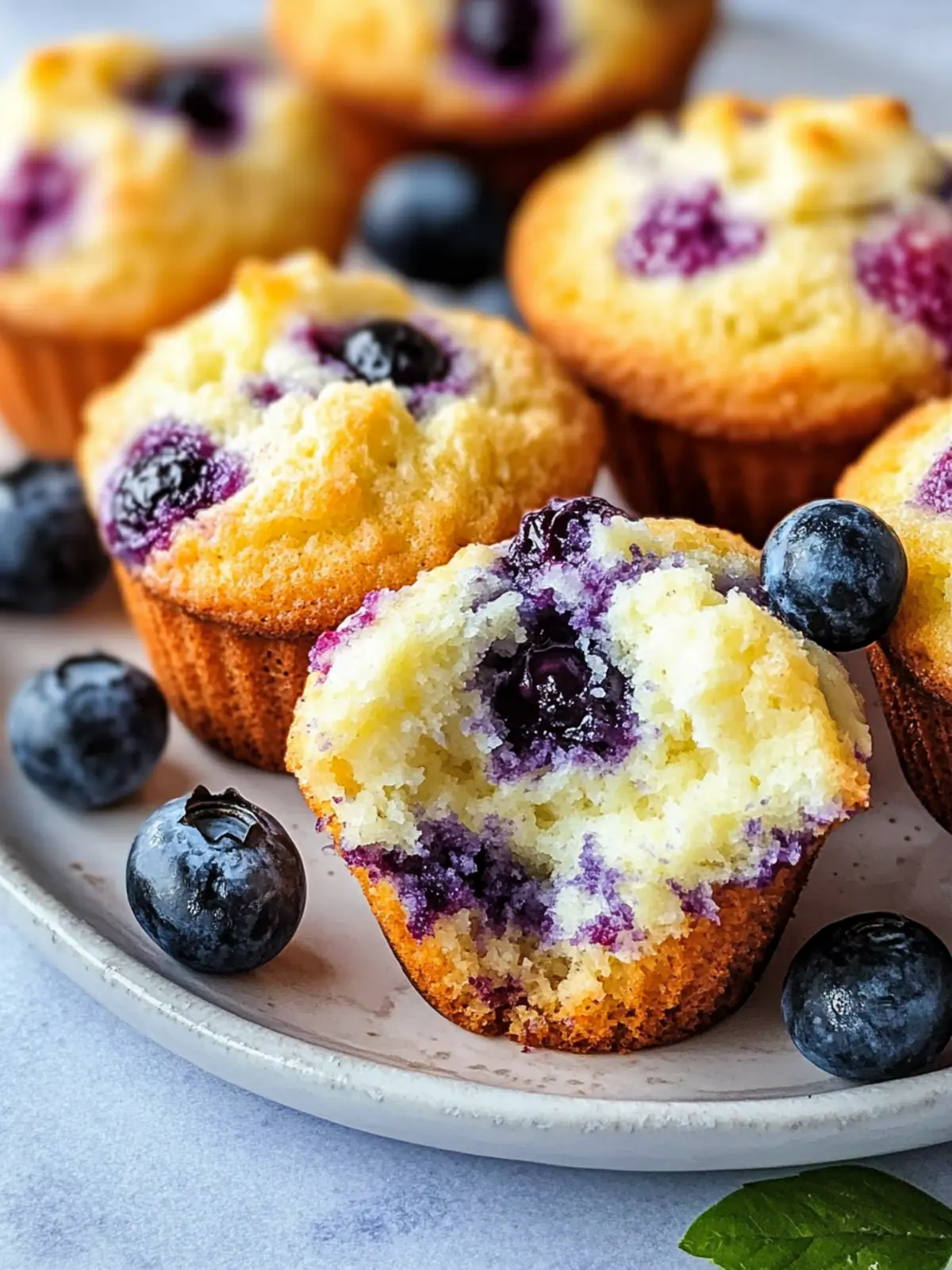 Blueberry Cream Cheese Muffins Recipe for a Dreamy Breakfast 2 Blueberry Cream Cheese Muffins recipe