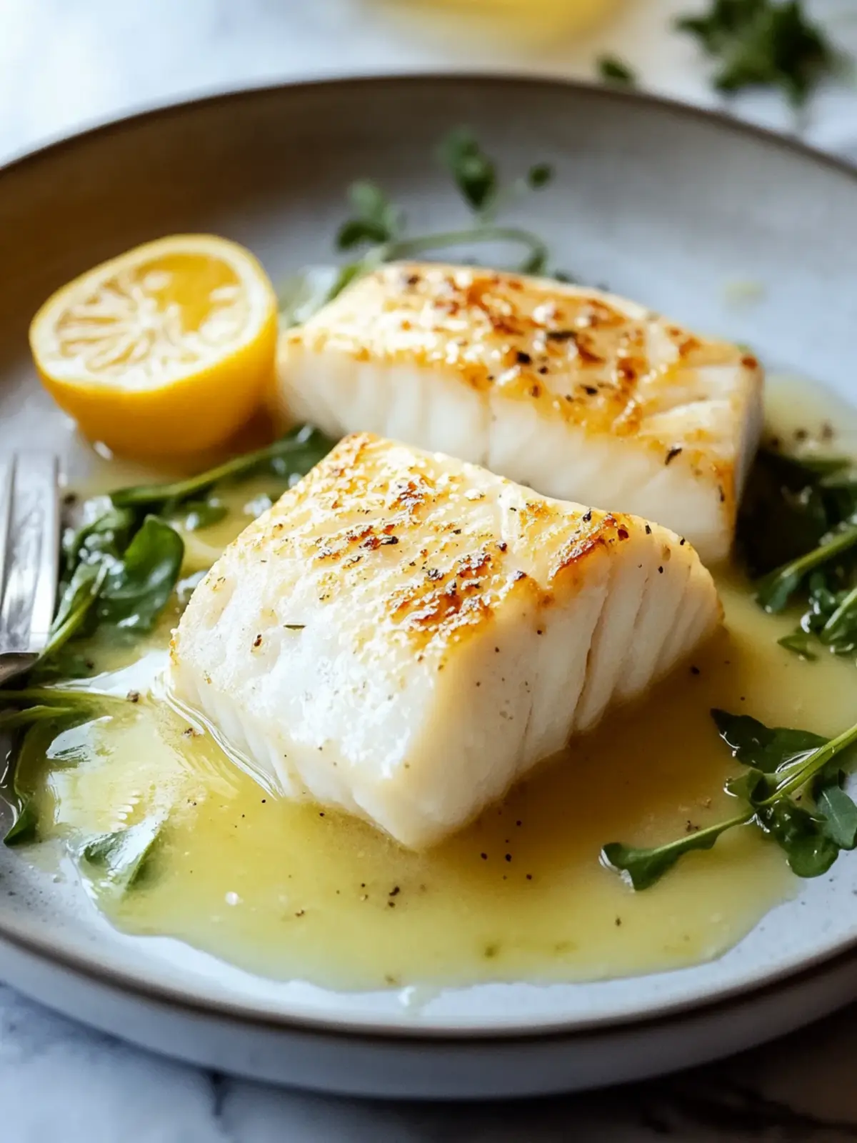 Healthy Halibut with Beurre Blanc for a Dinner Party Delight 4 Healthy Halibut with Buerre Blanc