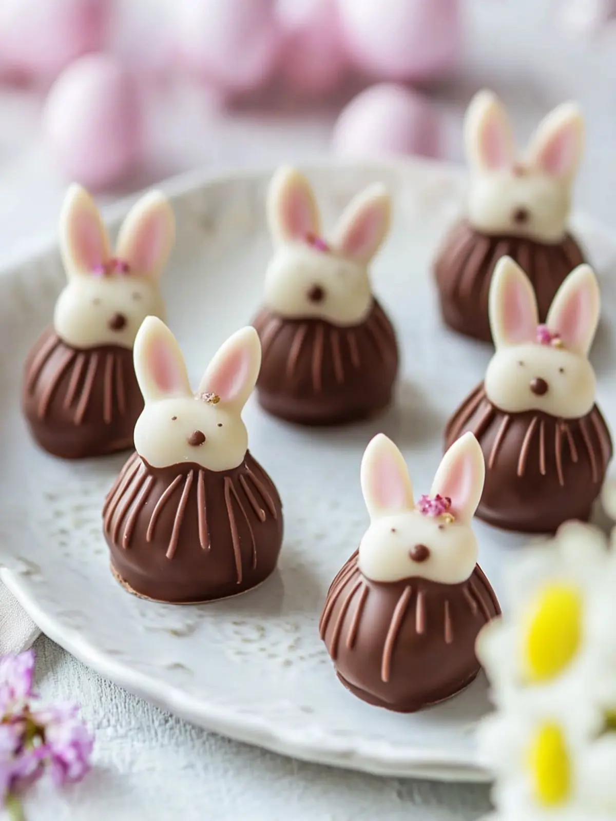 Bunny-Shaped Chocolate Truffles: Irresistible Easter Delight 5 Bunny-Shaped Chocolate Truffles: A Sweet Treat for Easter and Beyond