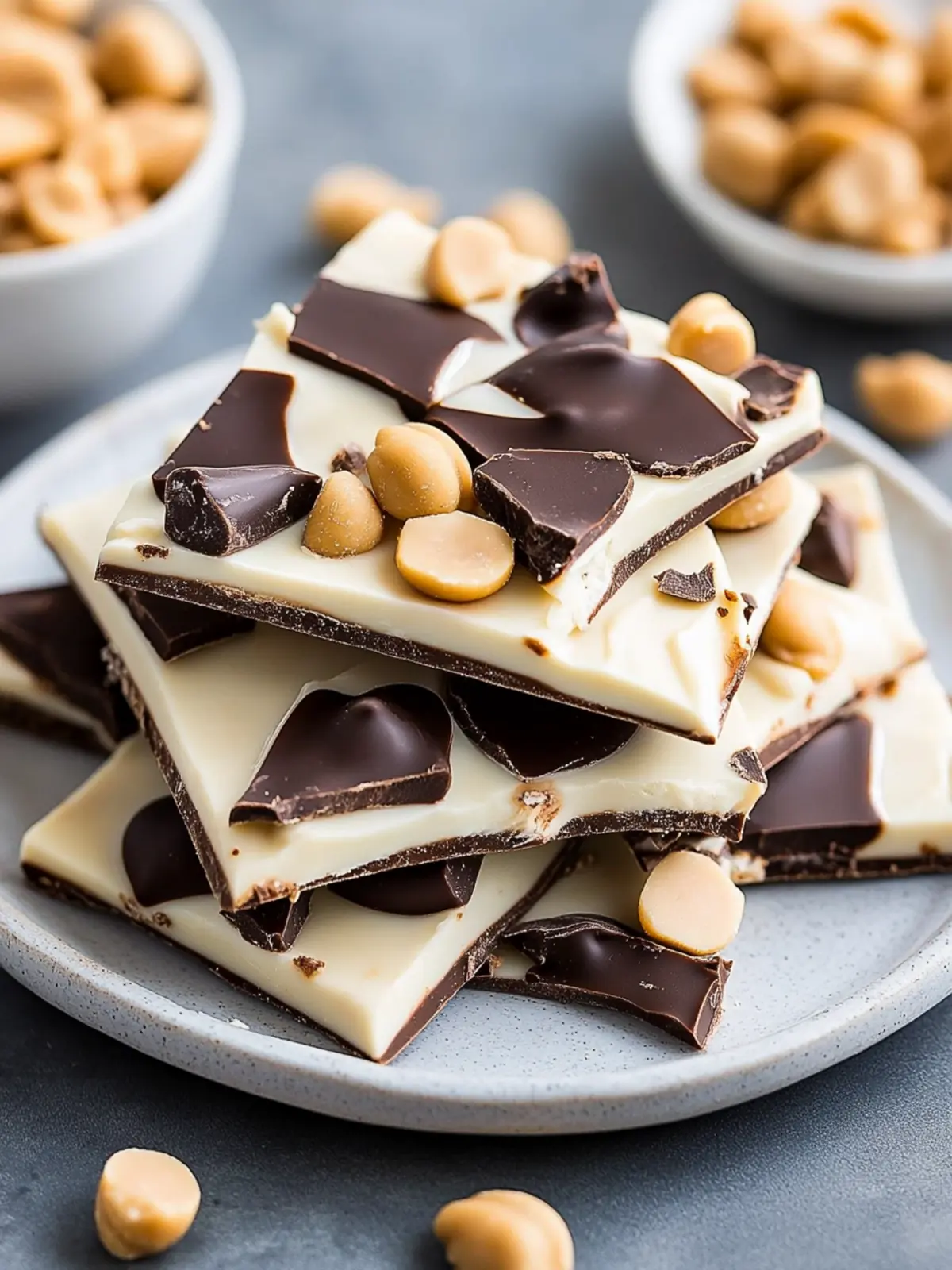 10 Minute Peanut Butter Chocolate Greek Yogurt Bark Recipe Delight 3 10 Minute Peanut Butter Chocolate Greek Yogurt Bark Recipe