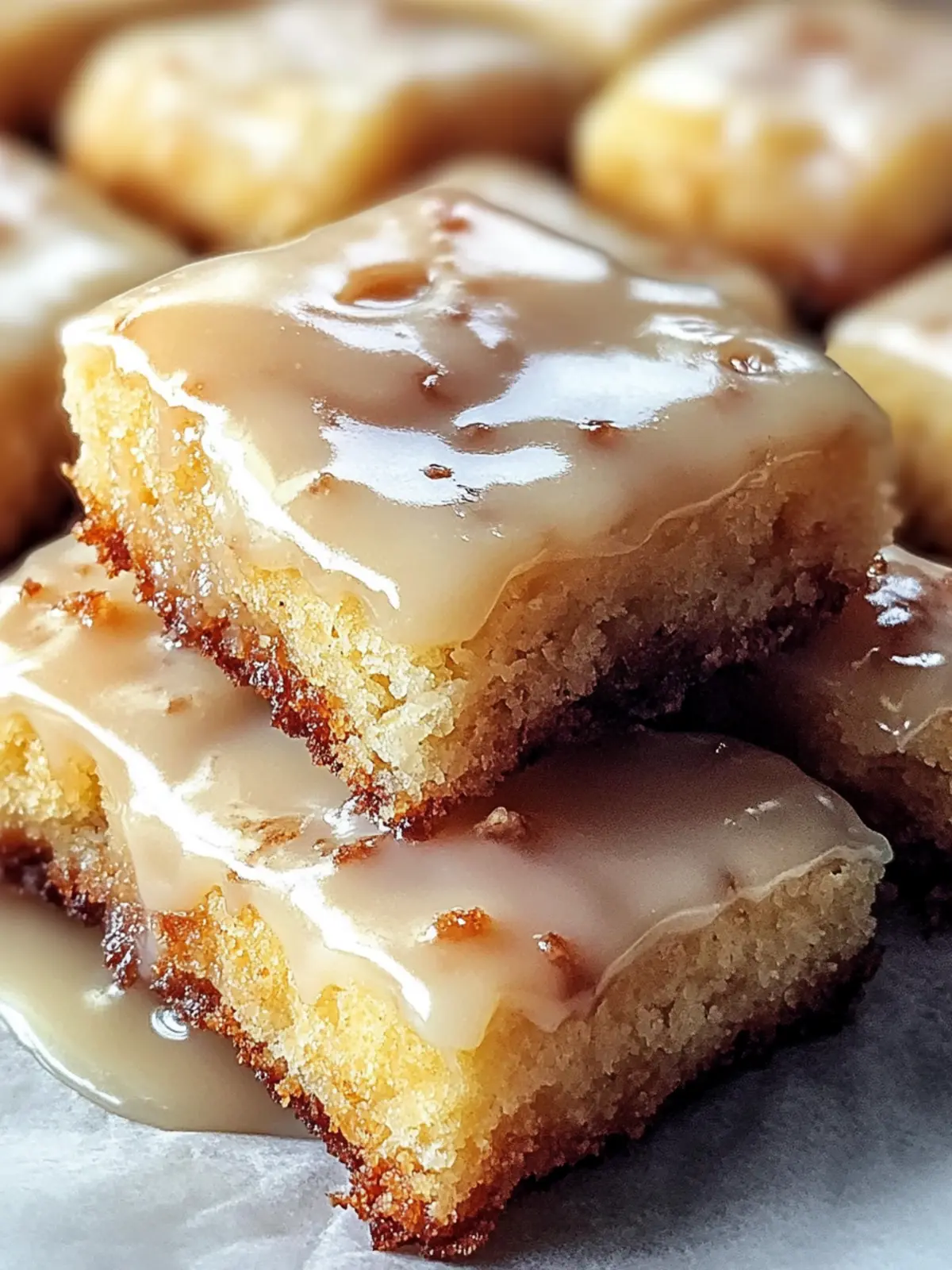 Delicious Old-Fashioned Buttermilk Donut Bars with Glaze 3 Old-Fashioned Buttermilk Donut Bars with Brown Butter Maple Vanilla Bean Glaze