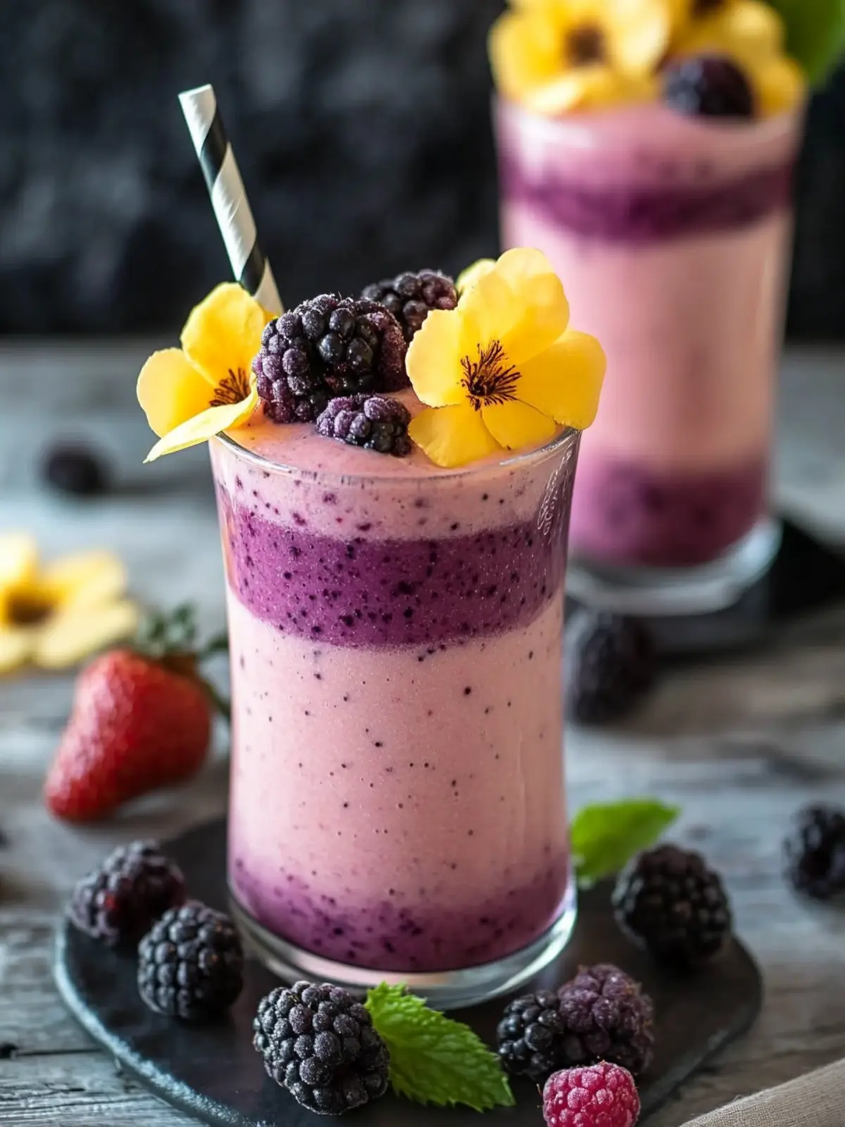 Vibrant Hawaiian Berry Smoothie with Delicious Layers 3 Hawaiian Berry Smoothie