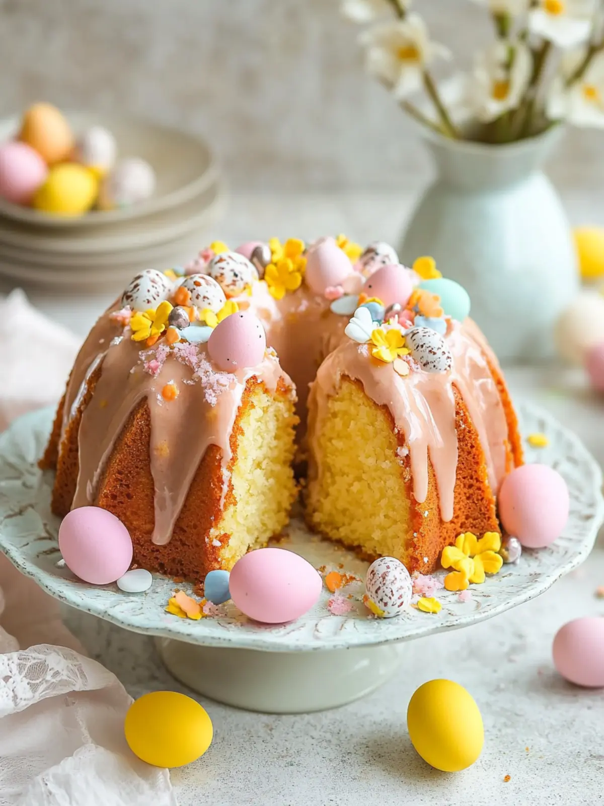Lemon Buttermilk Easter Bundt Cake for a Bright Celebration 4 Easter Bundt Cake