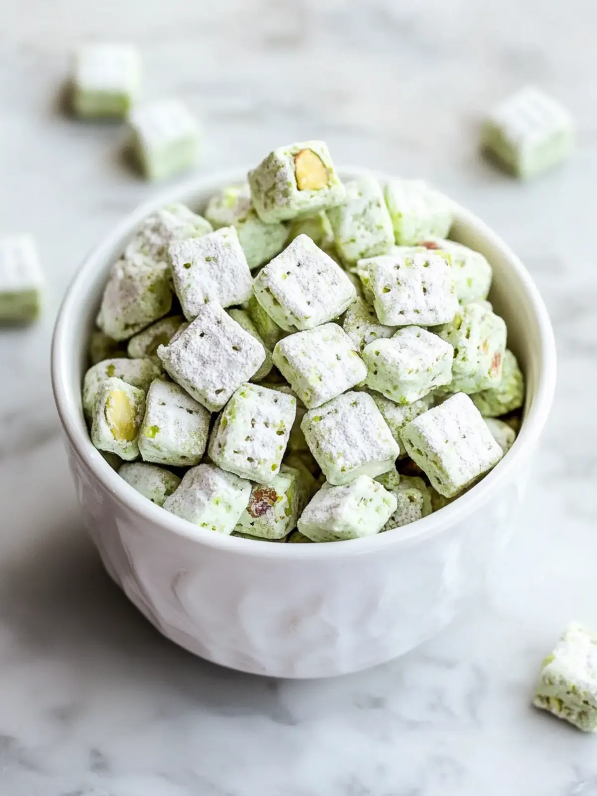 Pistachio Puppy Chow: A Sweet Snack You Can't Resist 3 Pistachio Puppy Chow