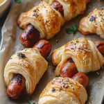 Puff Pastry Wrapped Hot Dogs: A Fun Twist for Game Day 6 Puff Pastry Wrapped Hot Dogs