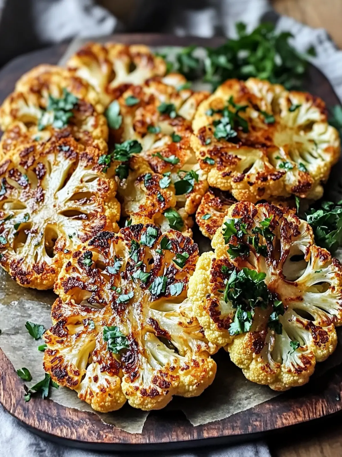 Crispy Baked Cauliflower Steaks: Your New Favorite Veggie Dish 4 Crispy Baked Cauliflower Steaks