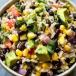 Zesty Black Bean Corn Avocado Salad with Rice for Summer Bliss 7 Black Bean Corn Avocado Salad with Rice