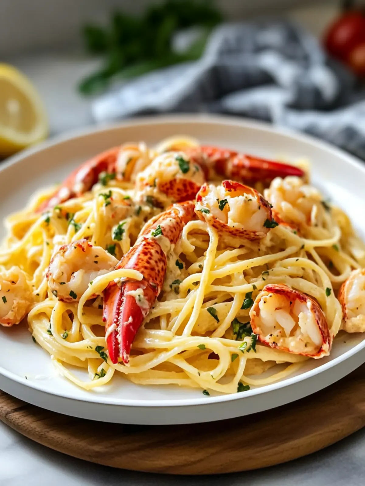 Buttered Lobster Pasta: Your Creamy Seaside Delight Awaits 2 Buttered Lobster Pasta