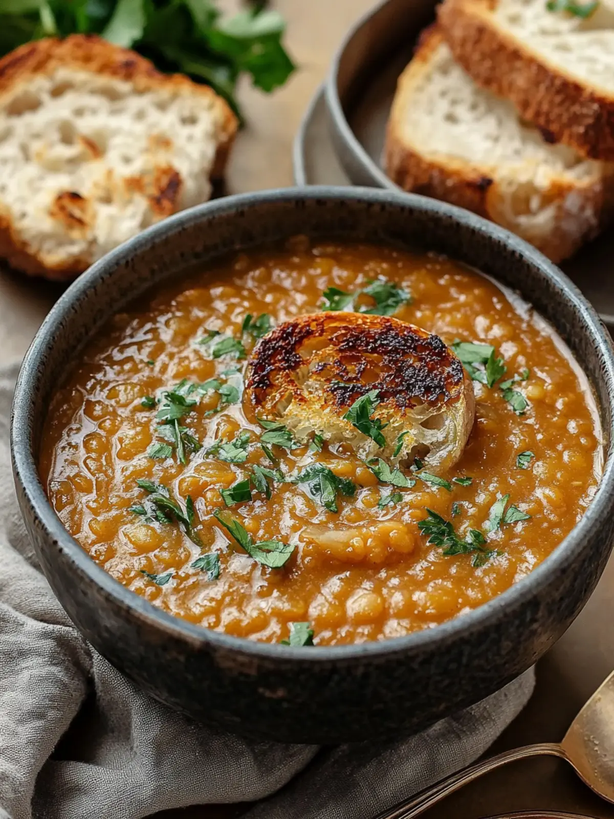 Caramelized Onion Red Lentil Soup – Cozy Family Comfort Food 3 Caramelized Onion Red Lentil Soup – A Cozy, Nutritious Family Favorite