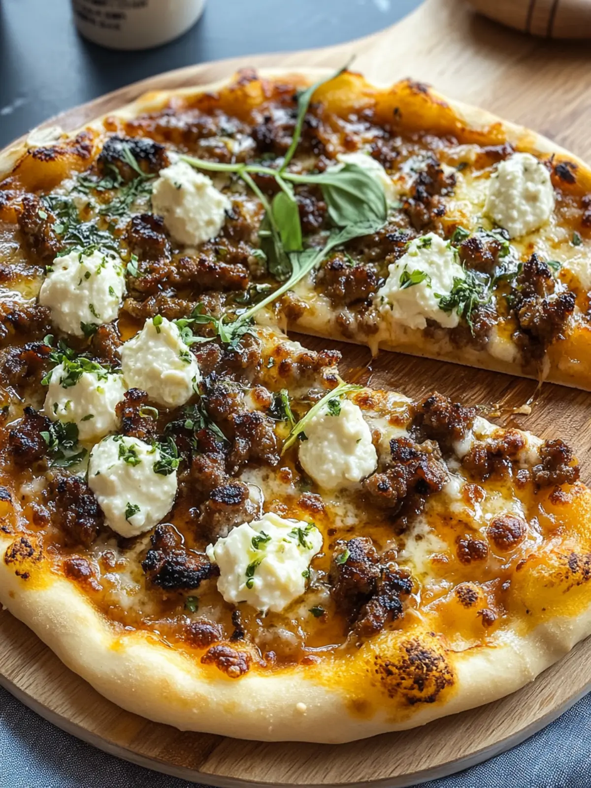 Savor Sausage Ricotta Honey Hot Pizza in 5 Easy Steps 5 Sausage Ricotta Honey Hot Pizza in 5 Easy Steps for the Ultimate Sweet-Heat Slice