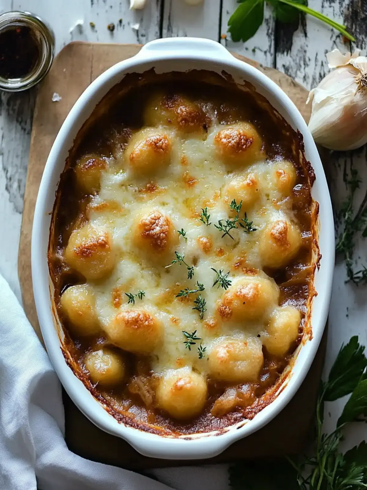 Simple Baked French Onion Gnocchi: Cozy Comfort Food Magic 5 Simple Baked French Onion Gnocchi
