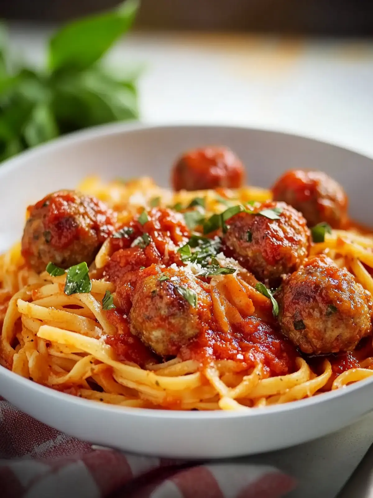 Savory Pasta with Meatballs: Your Quick Comfort Meal Solution 2 Pasta with Meatballs
