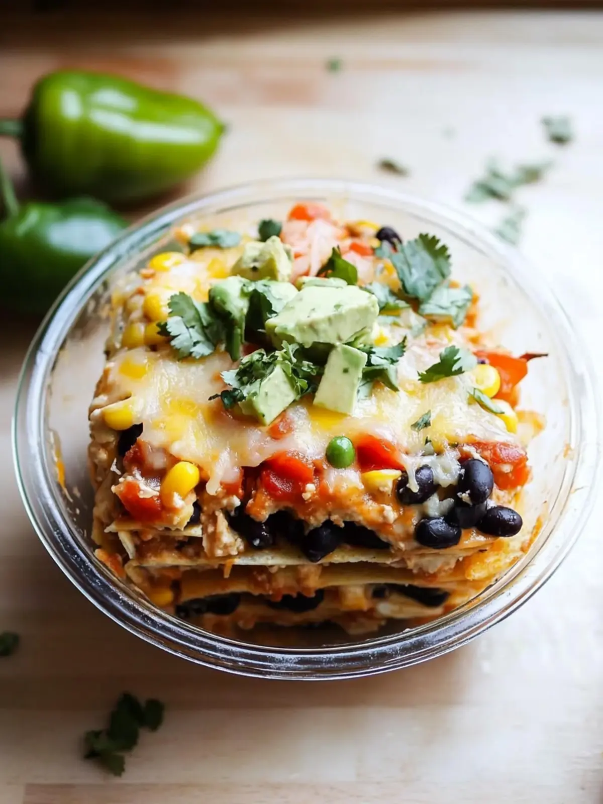 Vegetarian Layered Tortilla Casserole Your New Go-To Comfort Dish 2 Vegetarian Layered Tortilla Casserole
