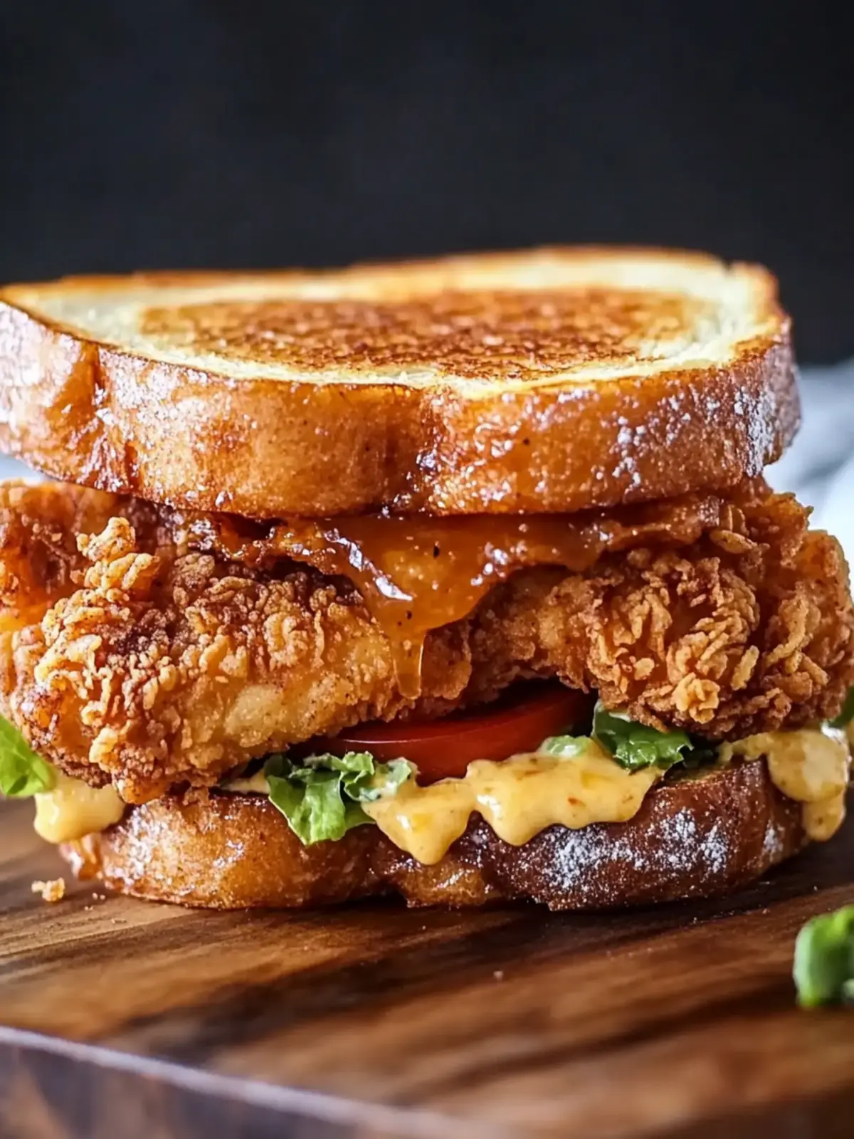 French Toast Fried Chicken Sandwich for a Weekend Brunch Bliss 2 French Toast Fried Chicken Sandwich