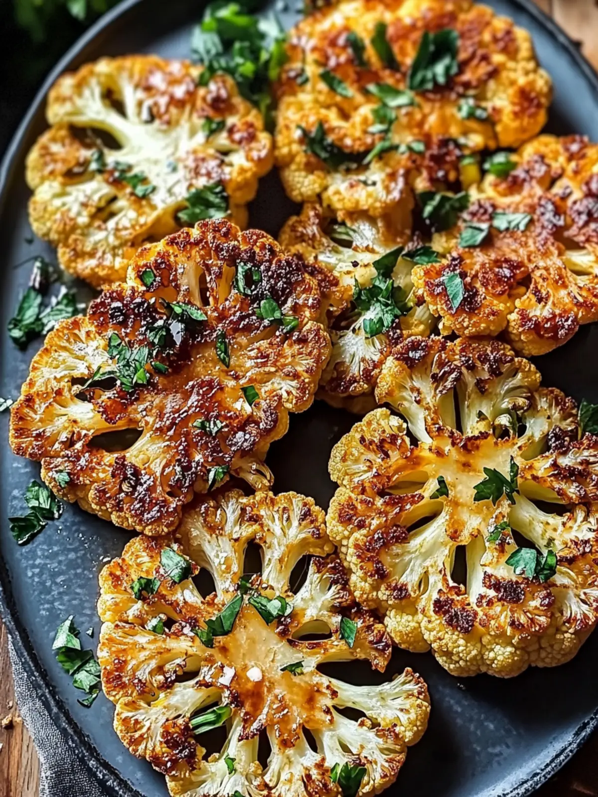 Crispy Baked Cauliflower Steaks: Your New Favorite Veggie Dish 2 Crispy Baked Cauliflower Steaks