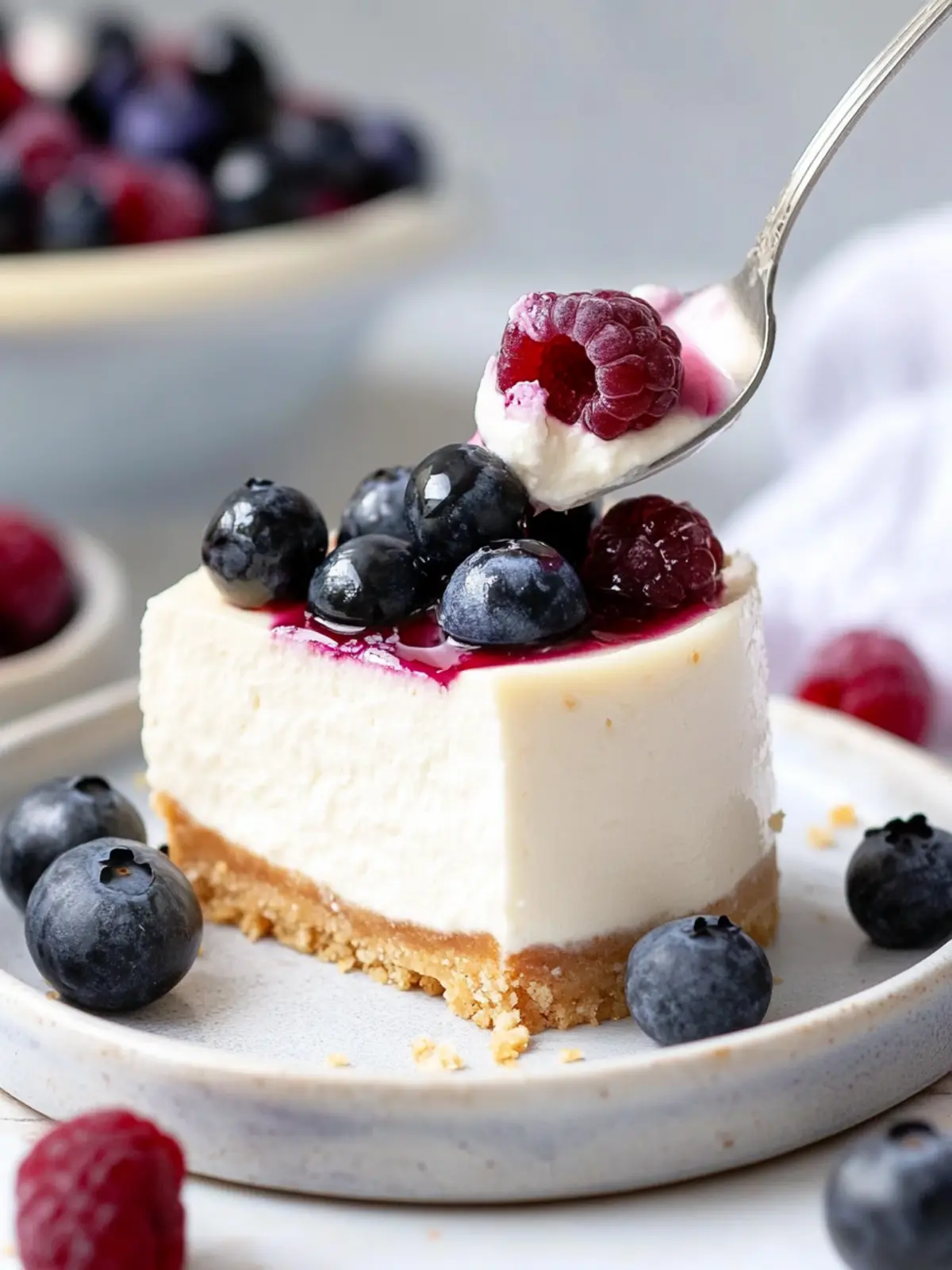 Delicious No-Bake Protein Cheesecake Cups for Guilt-Free Indulgence 3 No-Bake Protein Cheesecake