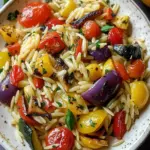 Roasted Vegetable Orzo: Easy Mediterranean Magic on Your Plate 6 Roasted Vegetable Orzo