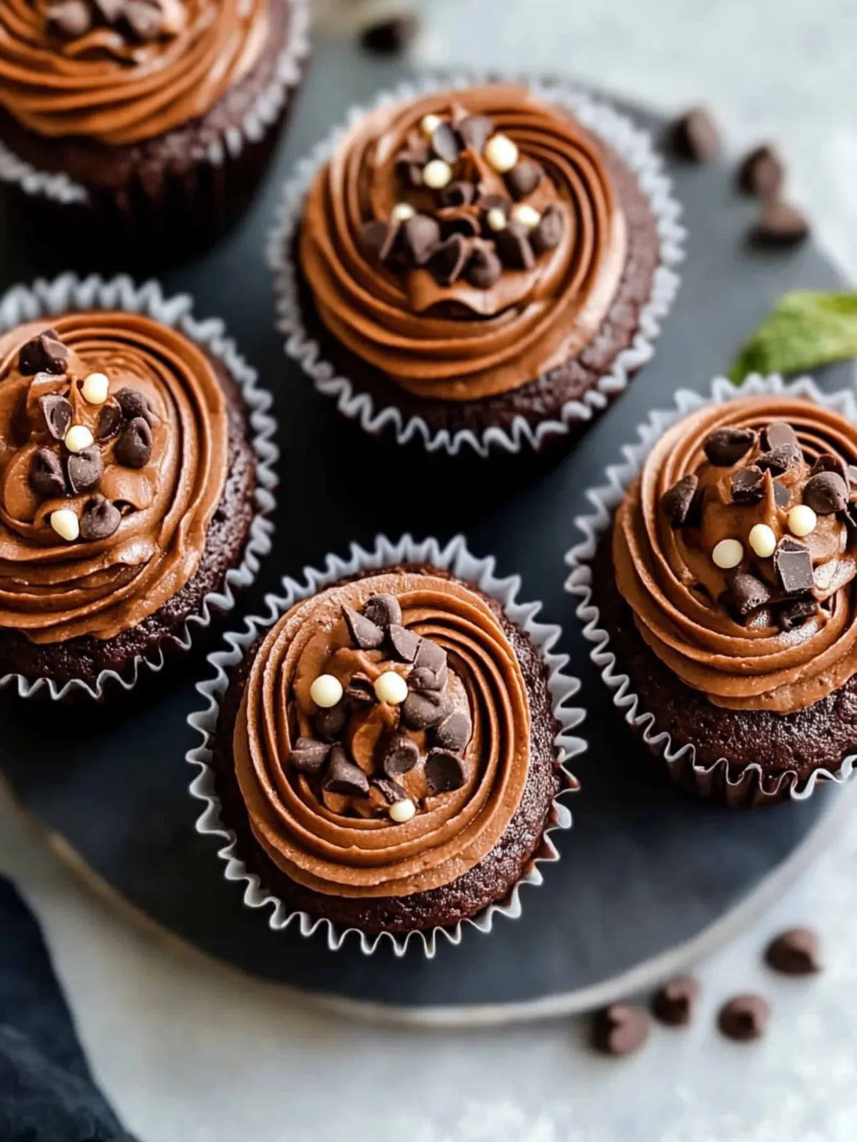 Delicious Eggless Chocolate Cupcakes Recipe with Prague Frosting 2 Eggless Chocolate Cupcakes Recipe