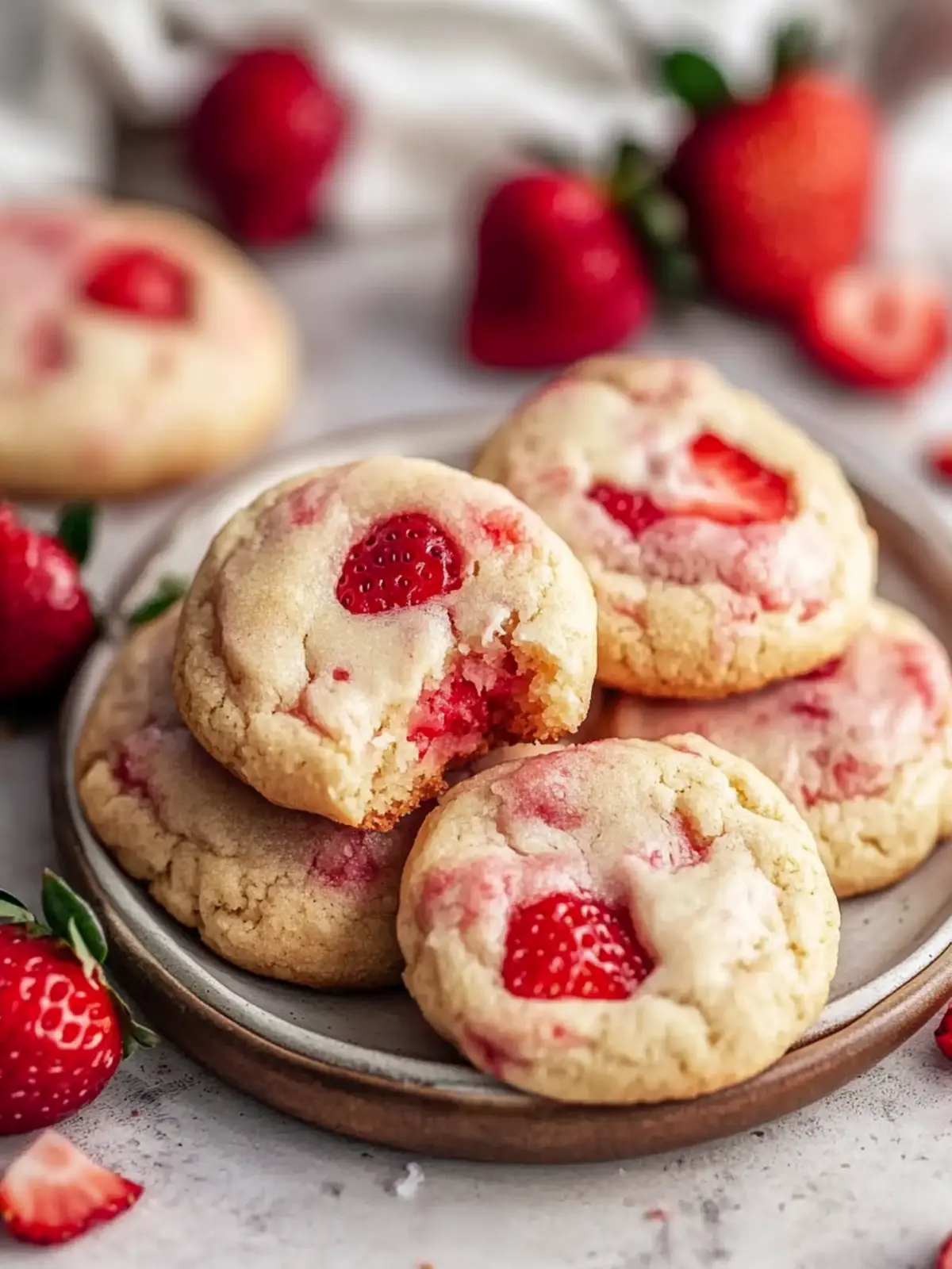 Strawberry Cheesecake Cookies – Your Sweet Valentine’s Day Treat 2 Strawberry Cheesecake Cookies – Sweet Valentine’s Day Treat