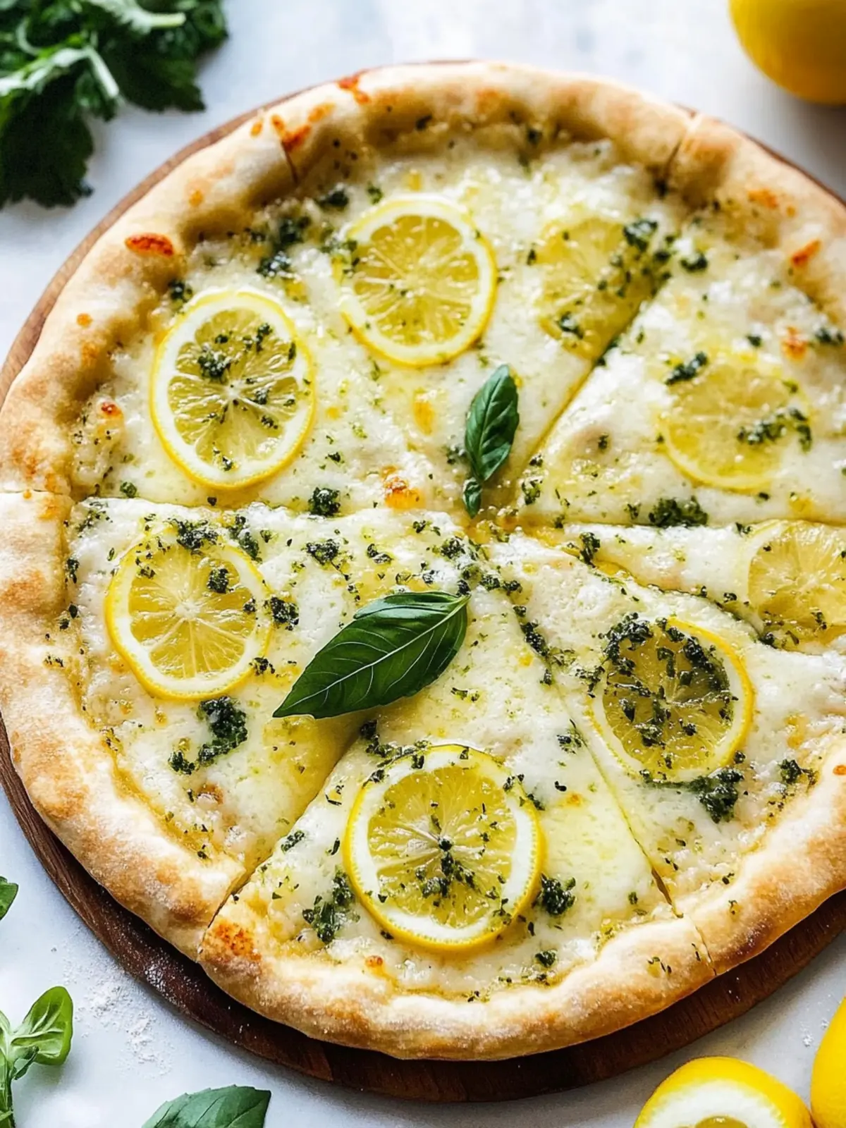 Zesty Lemon Pizza: Quick & Easy No-Knead Delight! 3 Lemon Pizza