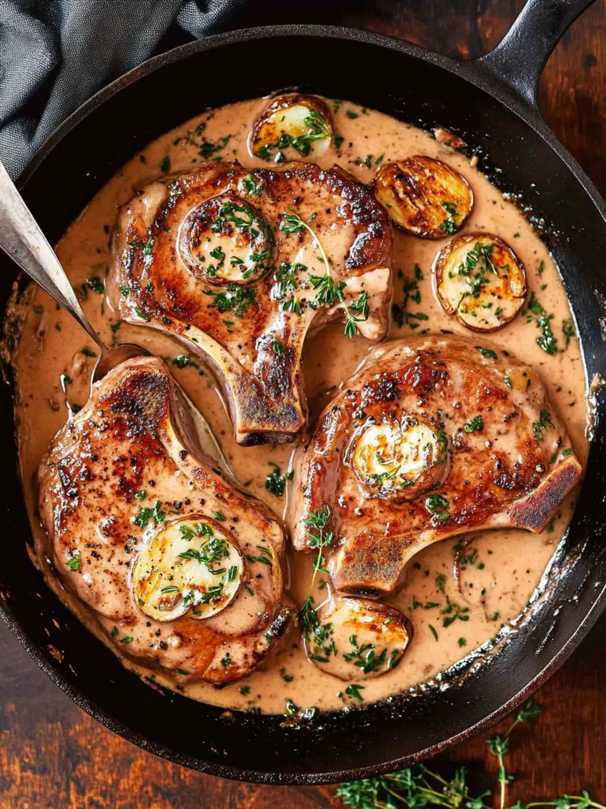 Savory Irish Pork Chops in Creamy Whiskey Sauce Delight 2 Irish Pork Chops in Creamy Whiskey Sauce