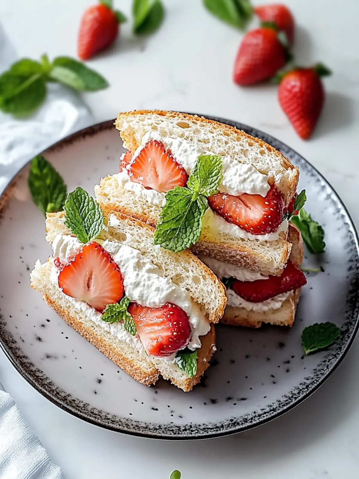 Irresistible Strawberry Tea Sandwiches Perfect for Any Gathering 2 Strawberry Tea Sandwiches