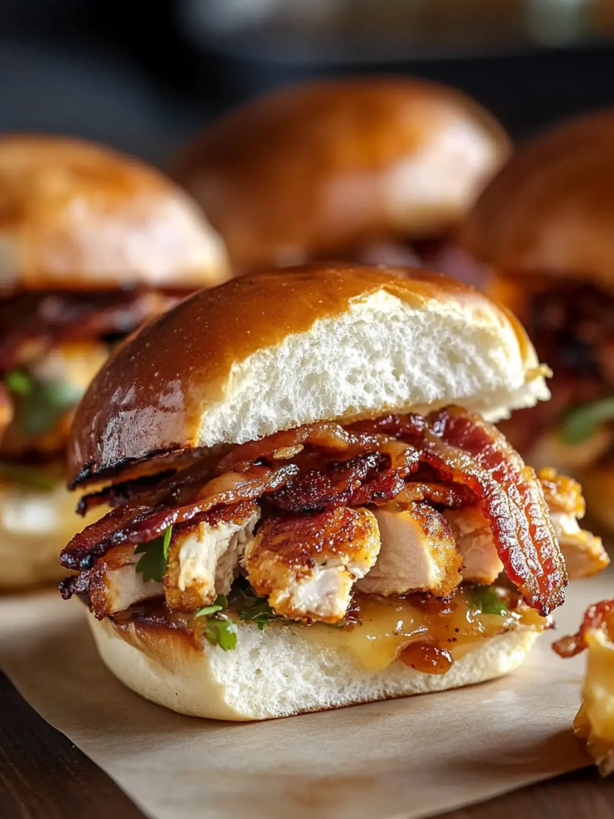 Maple Chicken Bacon Sliders: Ultimate Comfort in Every Bite 3 Maple Chicken Bacon Sliders