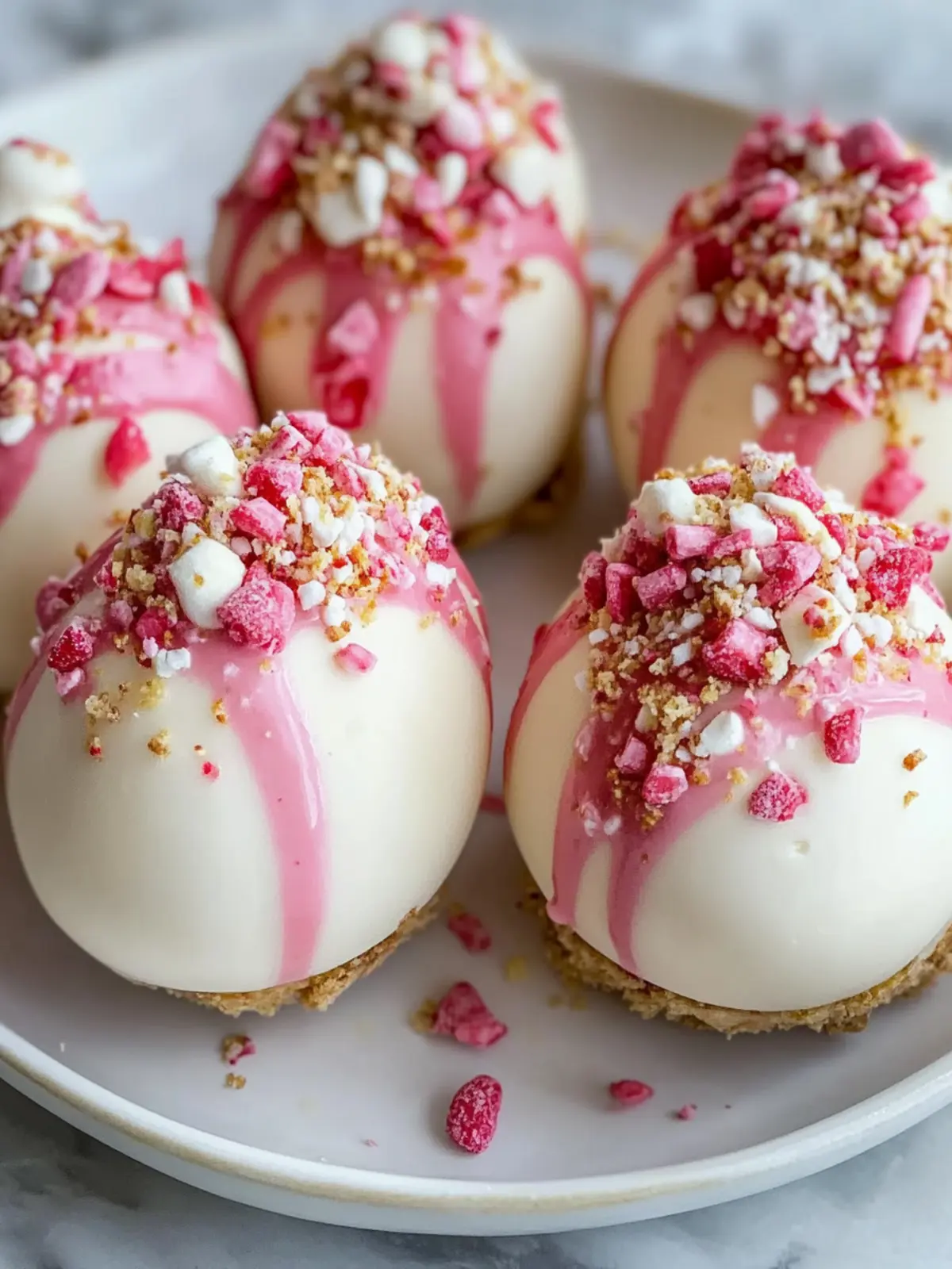 Strawberry Shortcake Easter Egg Bombs: Easy No-Bake Spring Joy 5 Strawberry Shortcake Easter Egg Bombs: Irresistibly Creamy No-Bake Treats for Spring in 50 Minutes