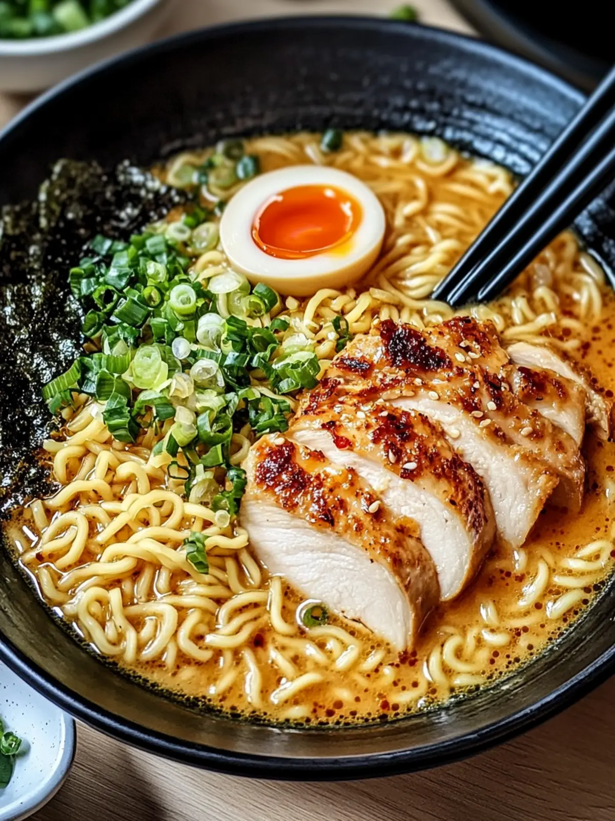 Creamy Garlic Chicken Ramen: Your Ultimate Comfort Bowl Recipe 3 Creamy Garlic Chicken Ramen: An Incredible Ultimate Recipe