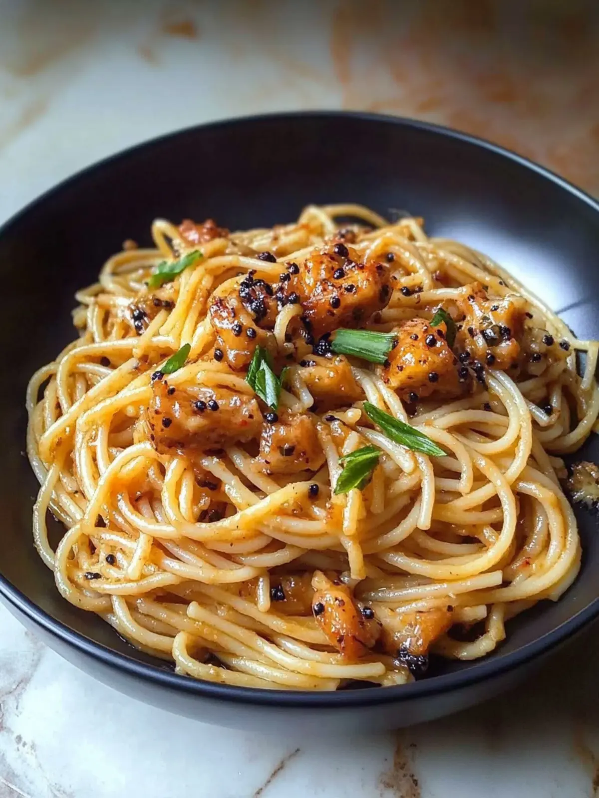 Delicious Vegan Singapore Black Pepper Sauce Spaghetti Bliss 4 Vegan Singapore Black Pepper Sauce Spaghetti
