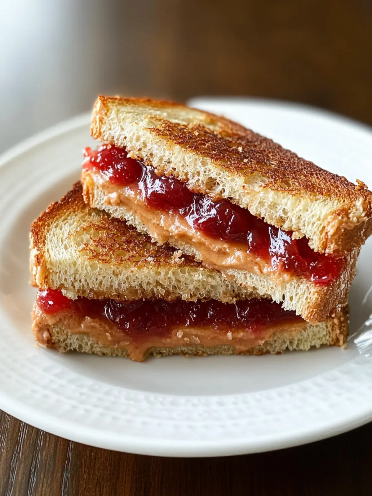Fried Peanut Butter and Jelly Sandwich: A Crispy Sweet Delight 2 Fried Peanut Butter and Jelly Sandwich