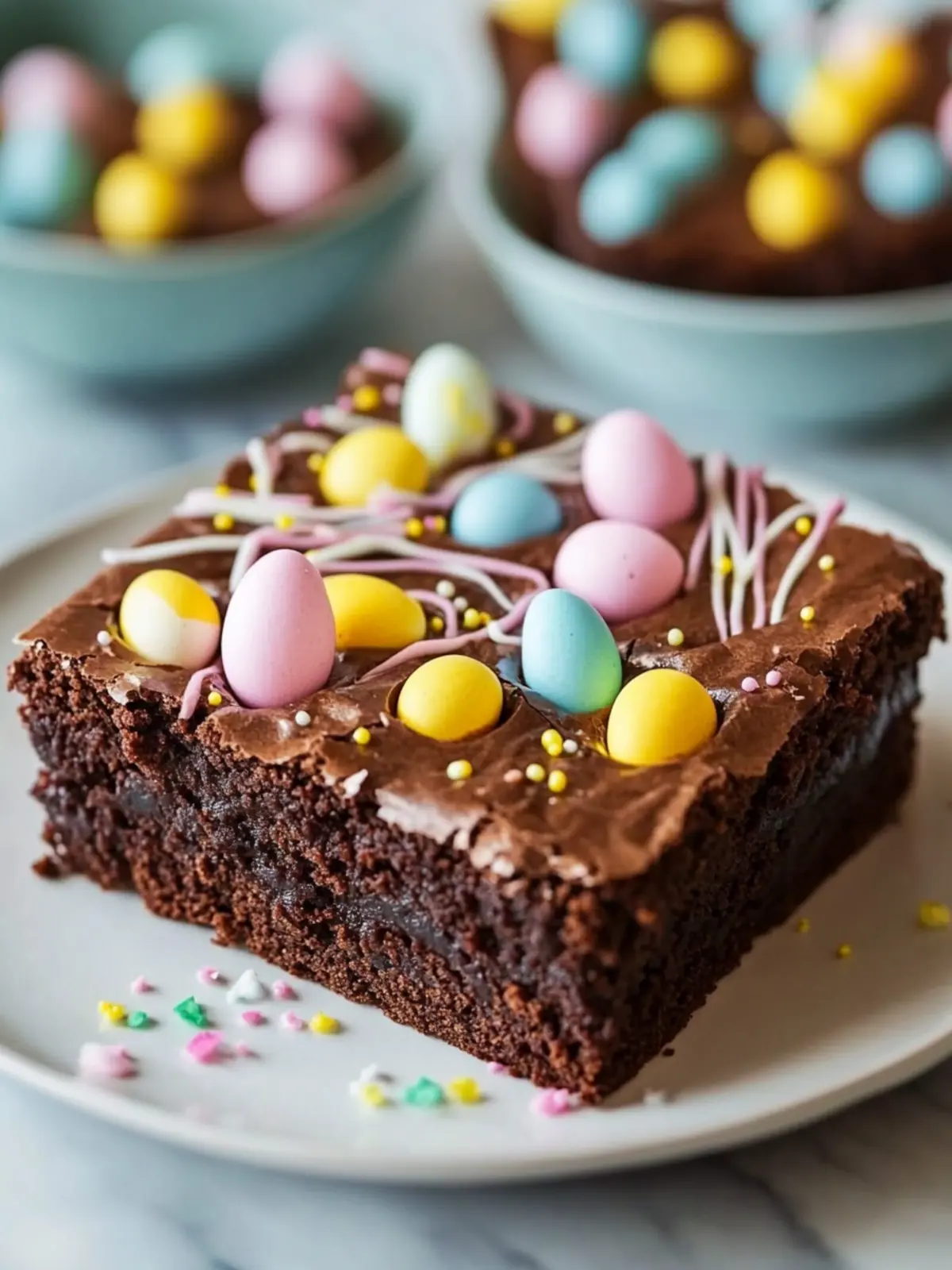 Easter Brownies: Fudge Meets Fun! A Joyful Recipe to Share 2 Easter Brownies: Fudge Meets Fun! Recipe